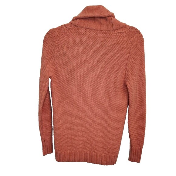 Fossil Womens Cableknit Cardigan Wool Cashmere Blend Shawl Collar Extra Small - Picture 3 of 10